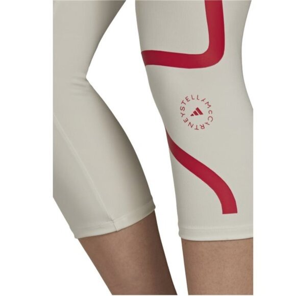 NWT Adidas White 3/4 Running Heat RDY Carrera Tights - Picture 3 of 10